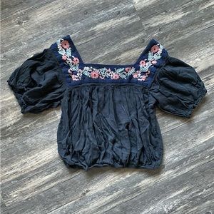 American Eagle Embroidered Top